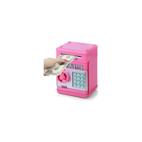 Tirelire pour filles de 3 à 12 ans Coffre-fort protégé par mot de passe pour filles Tirelire électronique pour enfants xh (1/5)
