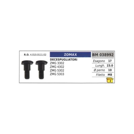 Vite frizione ZOMAX decespugliatore ZMG 3302 ZMG 4302 ZMG 5302 4.010.0111.02