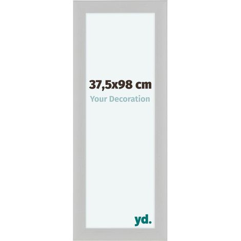 yd. - Cadre photo 37.5x98 - Blanc Grain de Bois - MDF - Como (1/5)