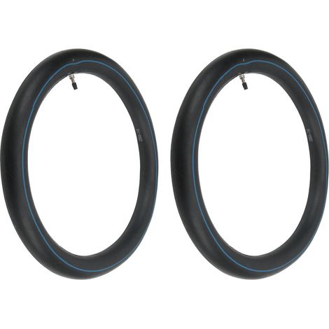 Chambre à air et pneu 2.50-18, 2 pièces, valve TR4 droite, adapté jante 18 pouces moto SUV, remplacement robuste. (1/5)