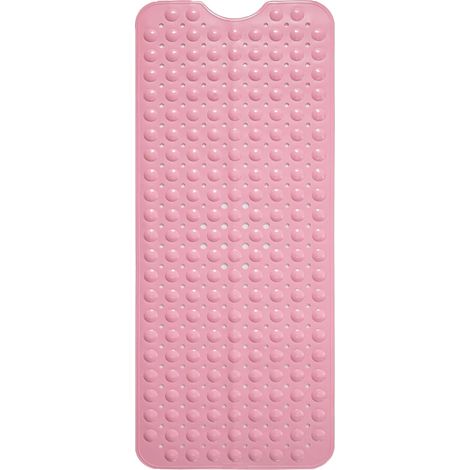 Tapis de bain antidérapant de qualité supérieure, 200 ventouses, sans BPA, sans latex, résistant à la moisissure, lavable en machine, sûr, durable et confortable pour salle de bain (100 x 40 cm, style