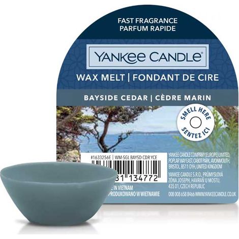 Bougie Yankee Candle Bayside Cèdre Cire 22g