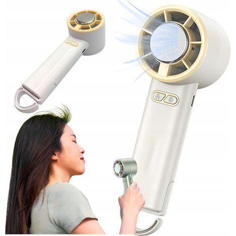 Potente ventilatore da scrivania USB, senza fili, pieghevole e portatile. (1/5)