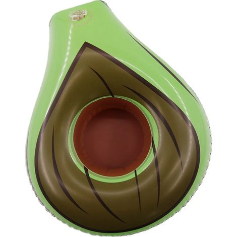 1 porte-gobelet gonflable, flotteur pour boisson, bateau, radeau gonflable, dessous de verre flottant pour piscine, fête aquatique, jeux d'eau, confortable et pratique, durable (avo) (1/5)