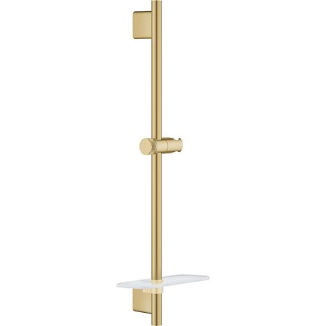 Grohe Rainshower SmartActive - Barre de douche avec tablette, 60 cm, brossée Cool Sunrise 26602GN0