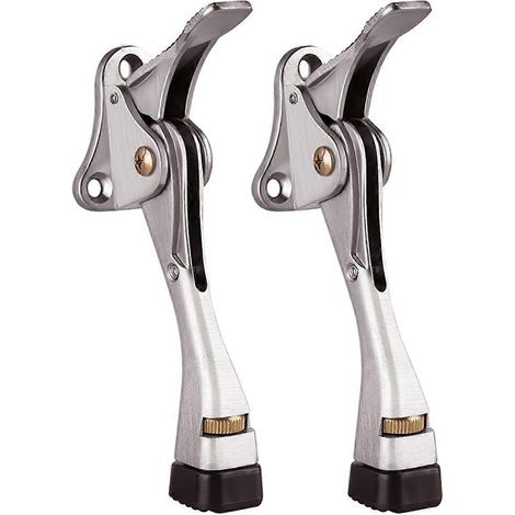 Türstopper-Set (2er-Pack), Fußtürstopper, höhenverstellbar und mit Gummigriff, 10 cm Türhalter (1/5)