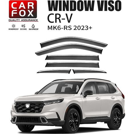 Déflecteurs de pluie pour vitres de voiture, accessoires pour Honda CR-V CRV 2023-2025, déflecteurs de vitres, protection solaire, 4 pièces ( ) (1/5)