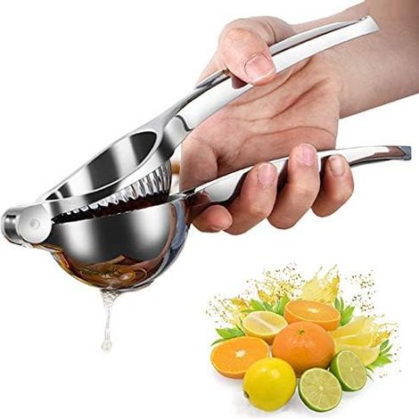 Presse-citron Manuel - Robuste - Presse-agrumes manuels, Presse-agrumes à la main, Presse-agrumes, Jus sûr, rapide et efficace, Super facile à nettoyer (1/2)