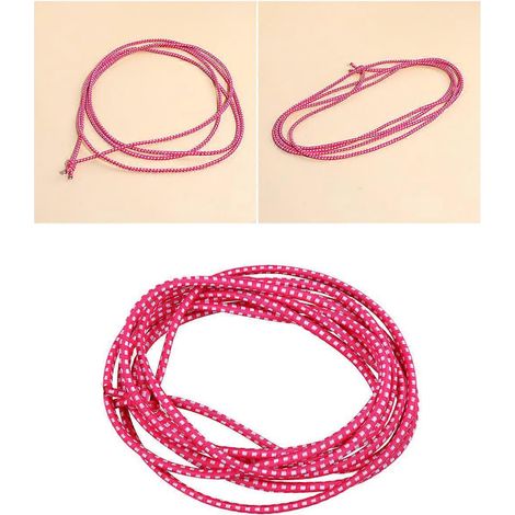 Corde à sauter rose pour enfants, idéale pour l'entraînement sportif en intérieur et en extérieur (1 pièce). (1/5)