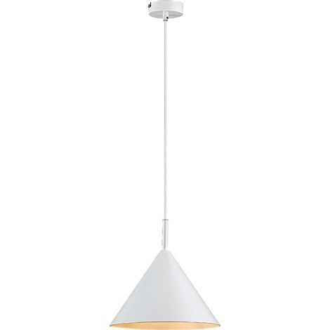 Lampada sospesa Jarod Metal White E27 1 x Max.40W B: 17,5 cm H: 130 cm Ø25 cm Dimmabile (1/5)