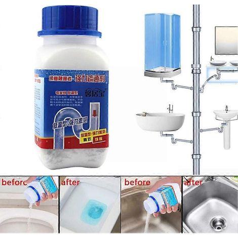 Déboucheur de canalisations puissant pour toilettes, éviers et canalisations de cuisine. Accessoires de nettoyage pour égouts et baignoires T3f0 (1/5)