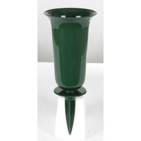 Grabvase DAMA 1 ca 32,7cm Friedhof Grabschmuck Trauer Todestag Deko draussen NEU (1/4)