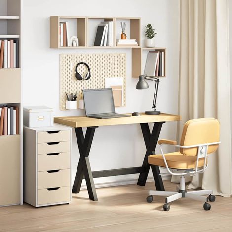 Maison Exclusive - Schreibtisch NOAIN X-Form-Beine 120x50x75 cm M