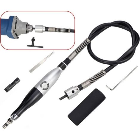 Kit de micro-meuleuse pneumatique Machine de meulage à ultrasons électrique meurent outils de polissage de fichiers alternatifs Machine de polisseuse(08C with tube) (1/5)
