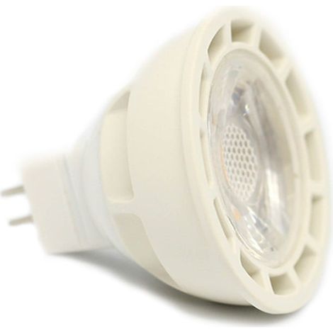 Bombilla LED profesional MR16 5W COB EPISTAR de última generación  LED de color: Blanco cálido (2800-3200K) - Tarifa:  1 pieza