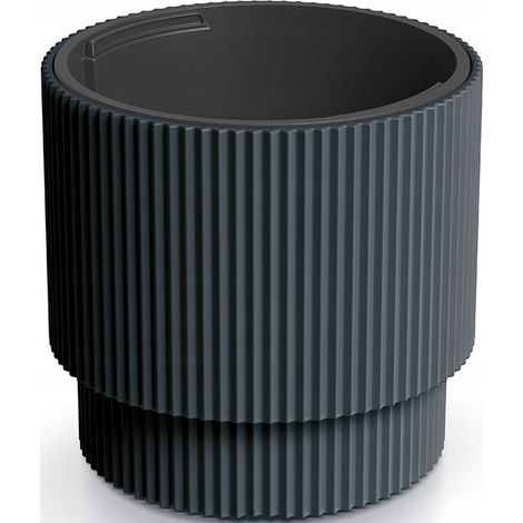 No Brand pot de fleurs Gris H28.5xl29.8xL29.8cm (1/3)