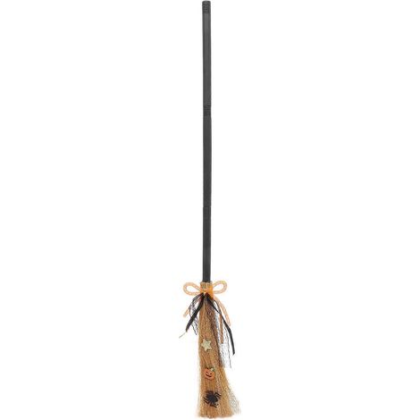 Balai de sorcière créatif pour Halloween - Fournitures de sorcière pour Halloween - Décoration de sorcière (1/4)