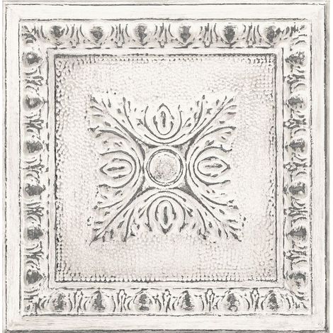Metal Panel Wallpaper Modern Tile A Street Prints Paste The Wall Fine Decor (1/3)