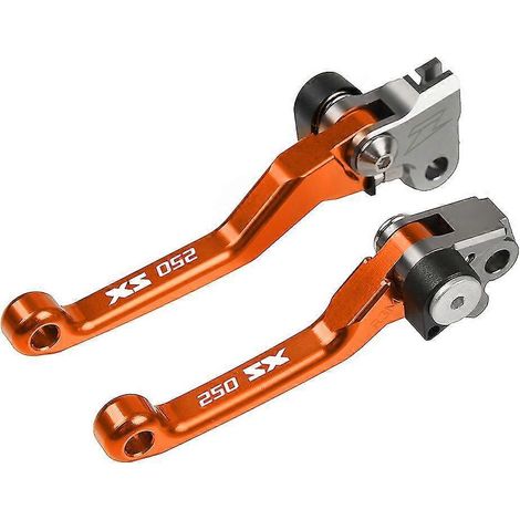 Leviers de frein et d'embrayage pivotants pour motos 65SX, 85SX, 105SX, 125SX, 144SX, 150SX et 250SX (modèles 2014-2016). (1/5)
