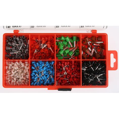 Rs Pro – Embout isolé électrique 0,5 mm² à 10 mm² – Code couleur français – Férules d'extrémité pour connexions électriques