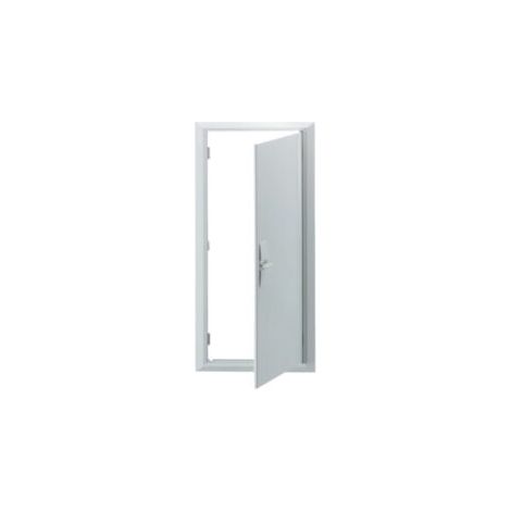 Hager – Porte de coffret électrique GE318E – Coffret distribution 3 rangées – Indice de protection IP40 – Montage en saillie ou encastré (1/2)