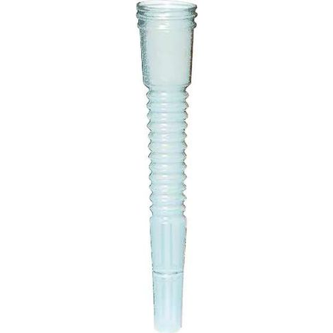 Bec verseur flexible 160mm à visser filetage 25mm en PVC translucide Broc Tuyau Bidon Remplissage Liquide Fluide Carburant Huile Transfert
