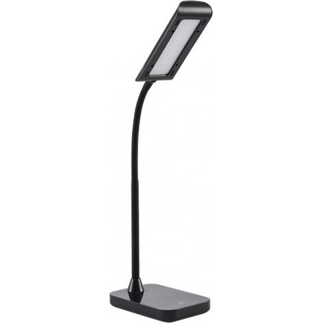 Flexo Oliver 5w 6000k Negro 375lm 43x10x25 Cm Regulable 3 Intensidades, Flexible, Orientable Y Tactil