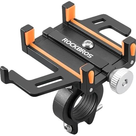 Supporto per cellulare da bicicletta, rotazione a 360°, presa stabile, 699-BO (1/2)