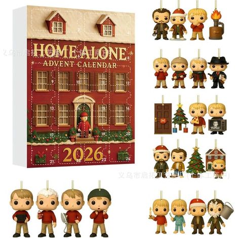 Havsglas Tomte Calendrier de l'Avent 2026 – Liten Tomte Julnedräkning Maison Rouge (1/5)