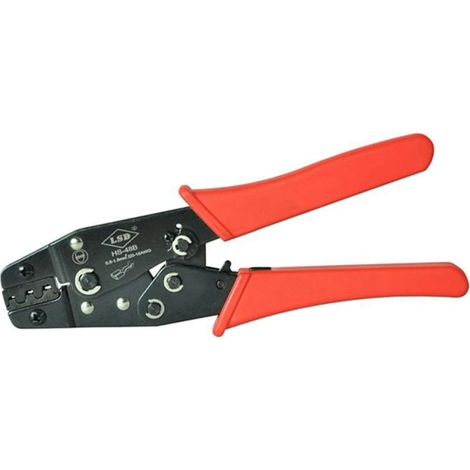 Pince à dénuder Pince à sertir for sertir Connecteurs à fiche ouverte non isolés Câble Tonneau Contacts Contacts Bornes 0.14-1.5mm² Outils de sertissage (1/2)