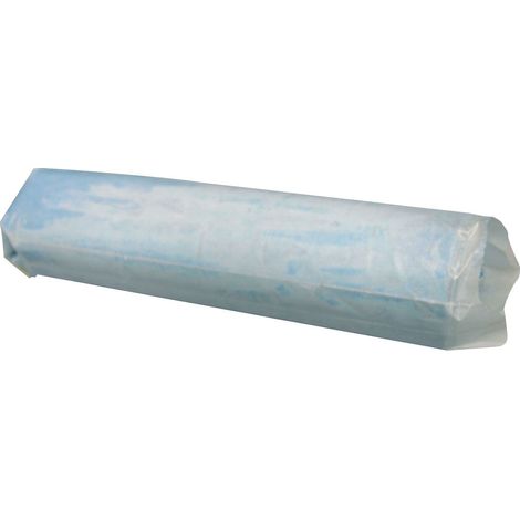 Pâte à polir bleue CALFLEX avec disques en tissu, poids de 500 g et haute abrasivité.
