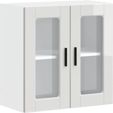 Maison Exclusive - Armario pared para cocina puerta cristal Porto