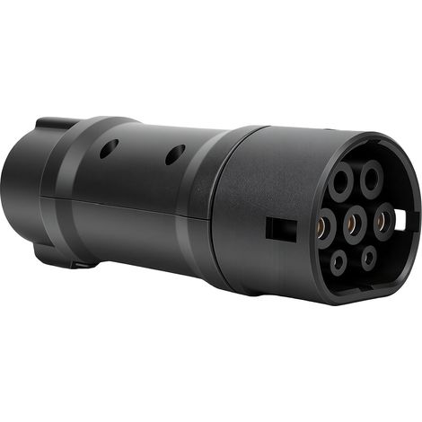 Adaptateur de charge de véhicule électrique J1772 Type 1 à 2, connecteur de chargeur 32A EV pour véhicules électriques Standard ue (1/5)