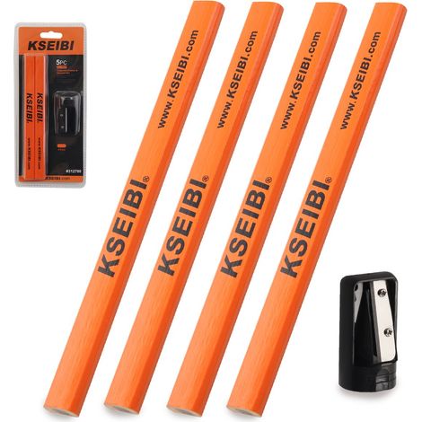 Crayon, Marqueur, Craie, 4 crayons + taille-crayon (1/5)