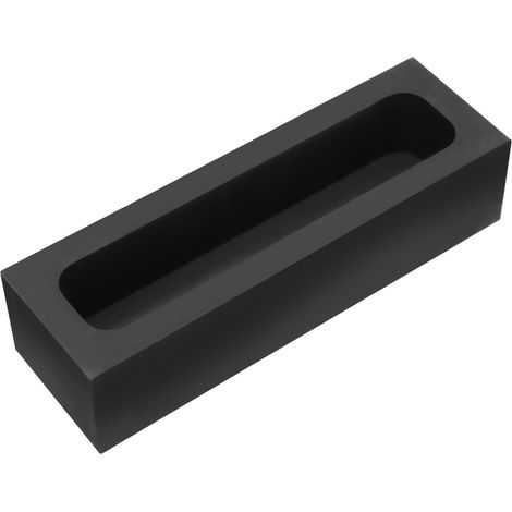 Moule à lingot rectangulaire en graphite, chauffe rapide, creuset de fonderie haute pureté pour 2000g d'or (1/5)