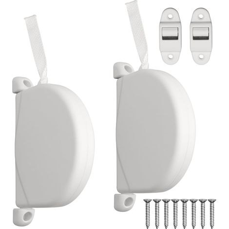2 Pièces - Enrouleur Volet Roulant - Sangle Volet Roulant - Rotation 180° Avec Guides Anti-Poussière Pour Fenêtre Blanc 14 Mm X 500 Cm (1/5)