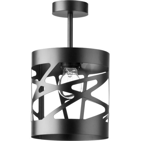 Plafoniera Moderna Grigia 17,5cm E27 Moduł Frez Sigma