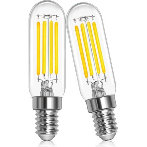 E14 T22 3W 230V Dunstabzugshaubenlampe, 3W LED-Lampe (entspricht einer 40W-Lampe), E14 Neutralweiß 4000K, geeignet für Dunstabzugshauben, Kronleuchter und Wandleuchten, nicht dimmbar, 2er-Pack