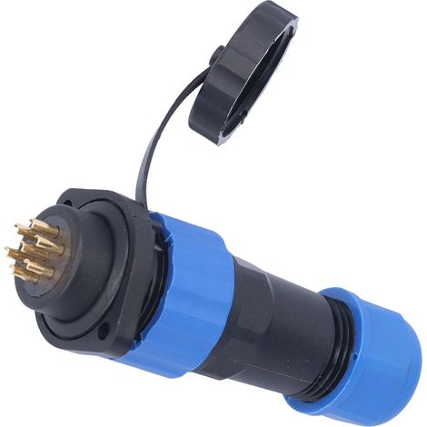 IP68 wasserdichter elektrischer Steckverbinder, industrieller Flanschstecker, AC380V SP207-Adapter, 10A-Stift für professionelle Anwendungen (1/5)