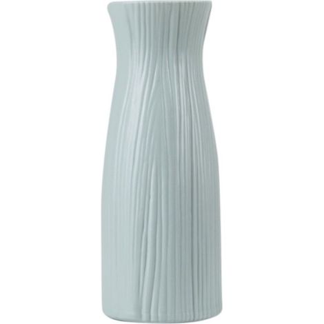 Vase Plastique Imitation Céramique - Design Origami Nordique - Décoration Intérieure Maison Bureau Mariage - 23 x 9 cm - 1 Pièce (1/4)