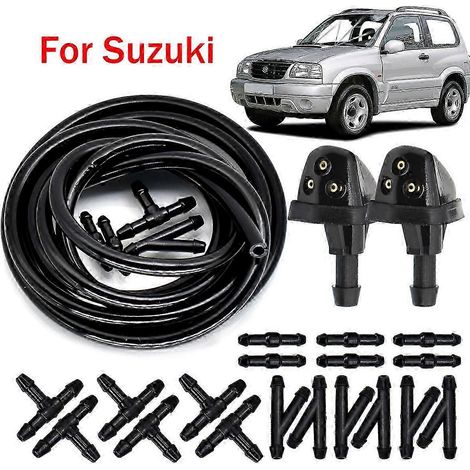 Lot de 2 buses de lave-glace avant pour Suzuki Swift MK2, SX4 MK1, Grand Vitara (1998-2005), Escudo Aerio et Jimny