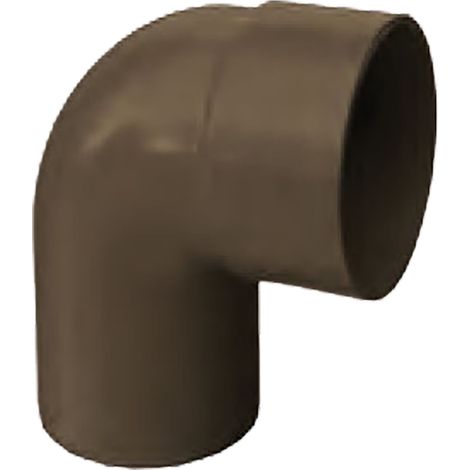 CURVA 87 E  ° PER TUBO PLUVIALE IN PVC 87 E  °  EE  80 (chiusa)