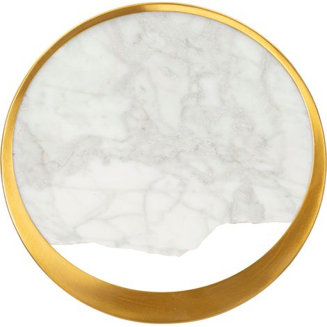 Applique da parete in marmo oro, 24x6x24 cm – Lampada Marble (1/5)