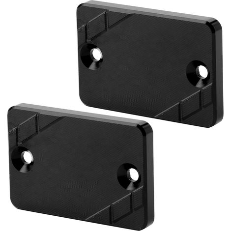Lot de 2 bouchons de réservoir de liquide de frein avant et arrière compatibles avec Honda CB300F, CBR500R, CB500F et CB500X (noir). (1/5)