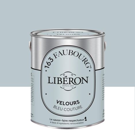 LIBERON Peinture bleu couture multisupport 163 faubourg LIBÉRON velours 2.5 l (1/3)