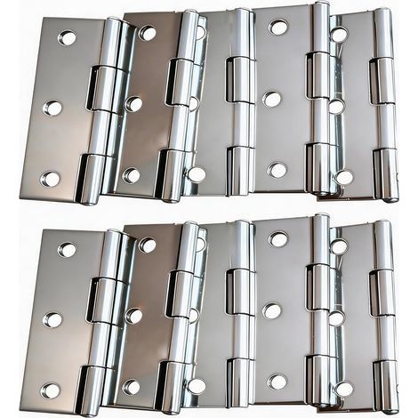 10 Pièces charniere porte, Charniere inox,Charnière invisible,Porte placard/Petites portes / Tiroirs / Fenêtres / Pianos / Coffret à bijoux armoires de quincaillerie de meubles de maison (1/5)