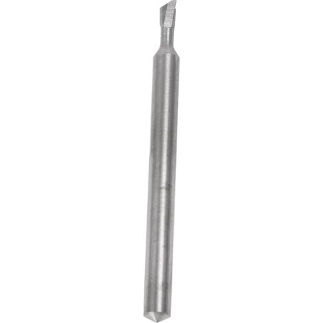 Fraise à queue d'aronde à 2 dents de 4 mm en carbure cémenté pour le travail des métaux, longueur 50 mm, angle de 75° (1/5)