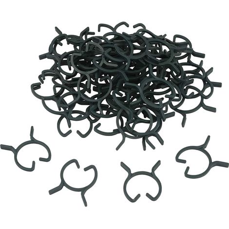 100 tuteurs en plastique pour plantes grimpantes et arbres fruitiers (1/4)