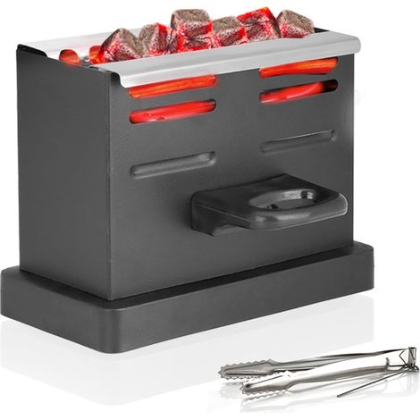 Quemador de carbón eléctrico multifuncional de 800 vatios, quemador de carbón, placa térmica, encendedor, recipiente para carbón colgante, alta dureza, alta velocidad. (1/5)