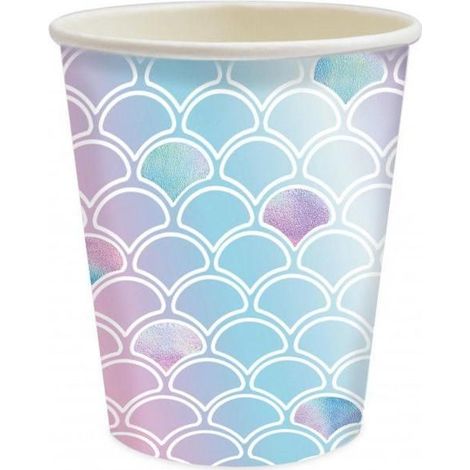 Lot de 8 gobelets - Sirène (1/2)